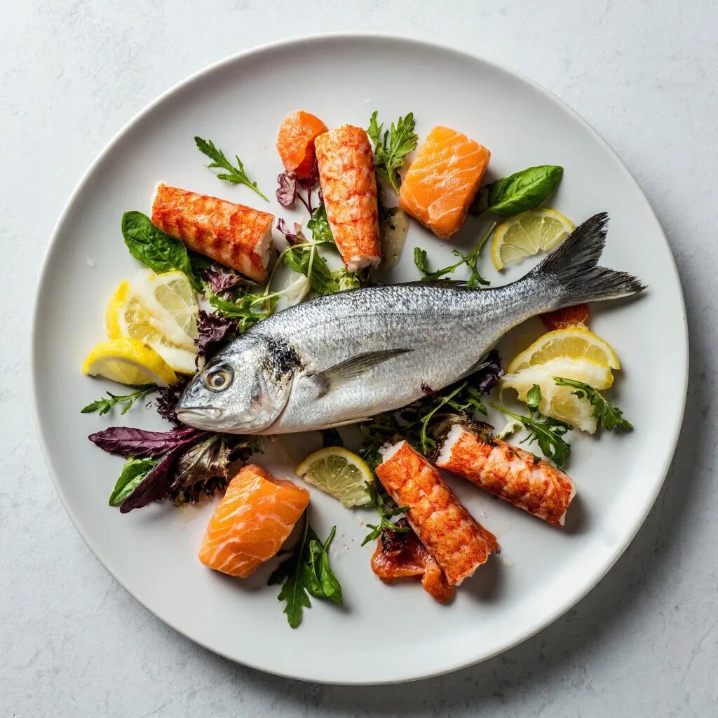 Рыба. Иллюстрация сгенерирована нейросетью 