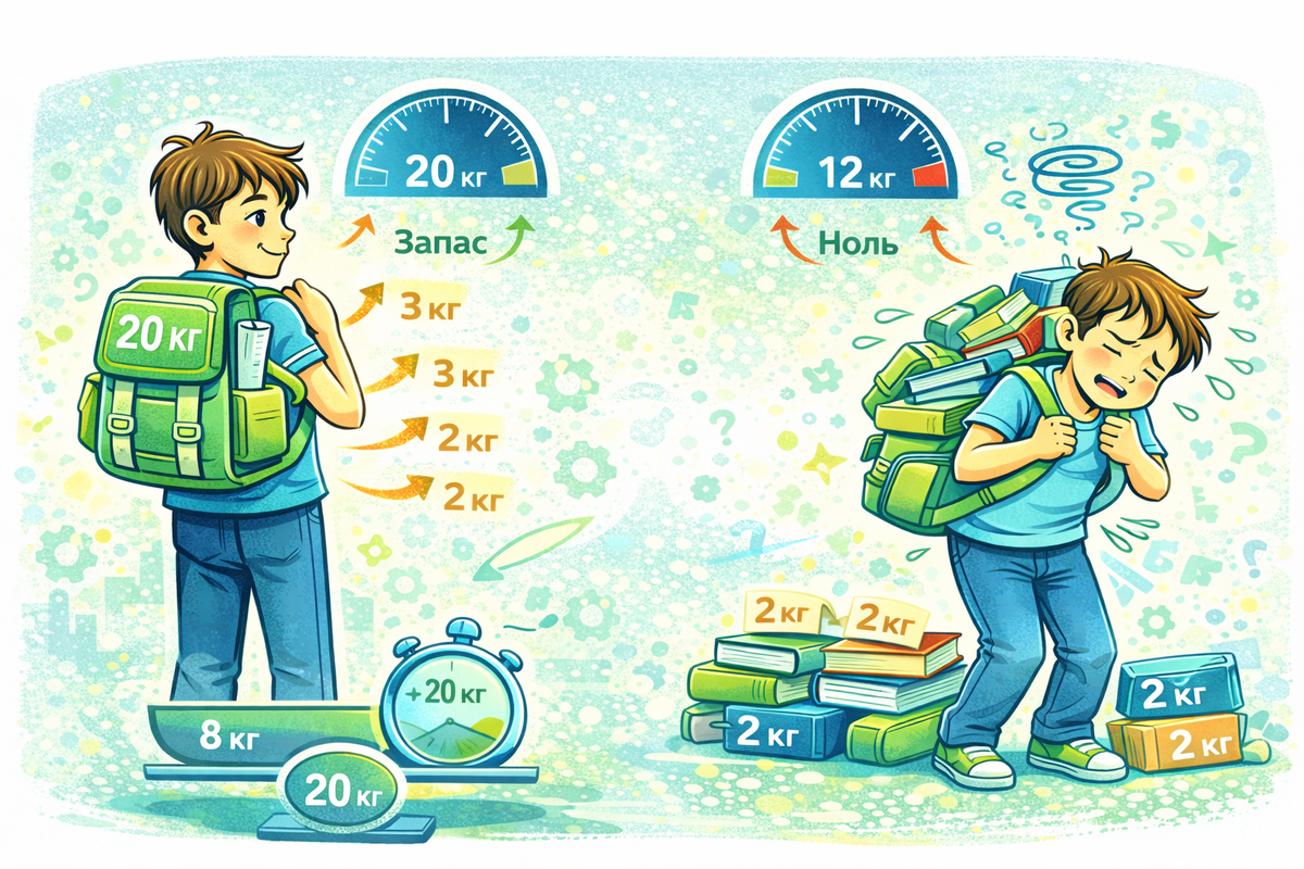 Интеллектуальная выносливость ребенка