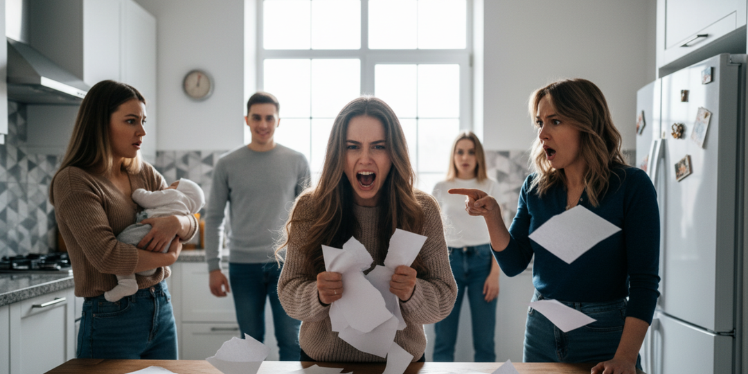 — Это моя квартира, и я не отдам её вашей голодной родне! — крикнула Елена, разрывая заявление о регистрации.