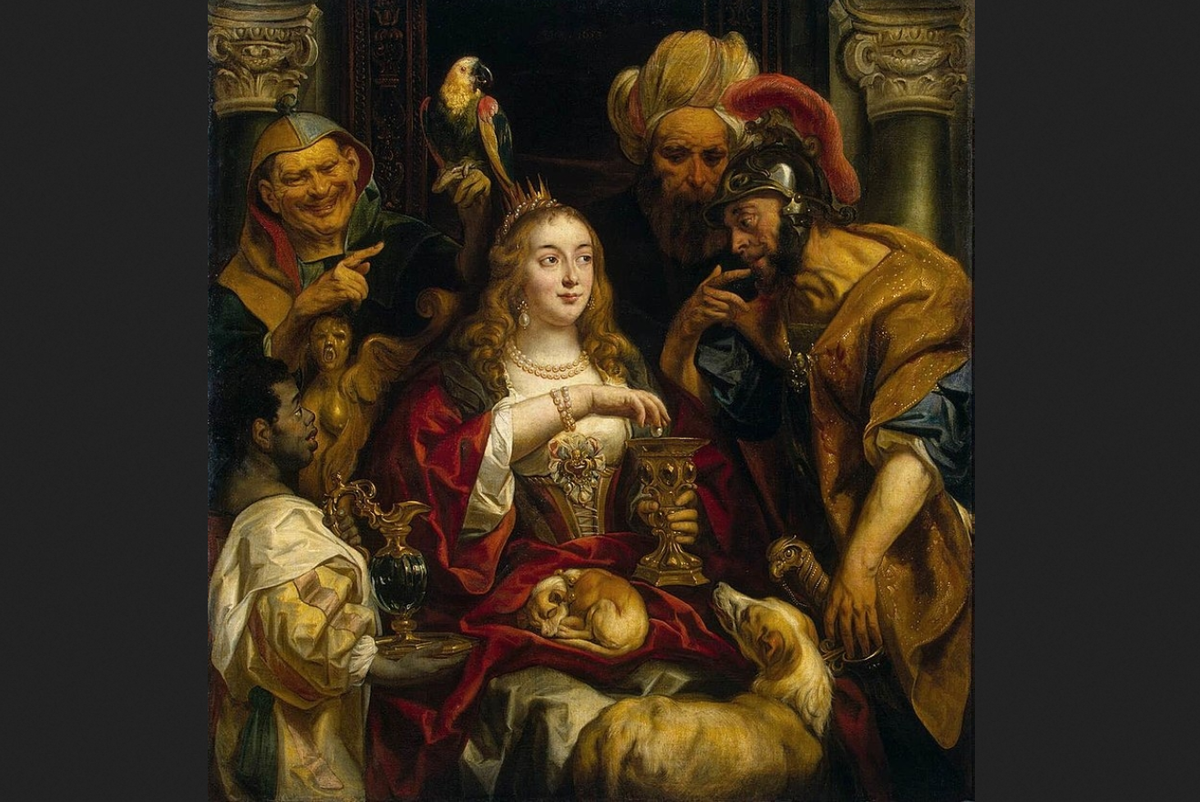 Якоб Йорданс «Пир Клеопатры», 1653.