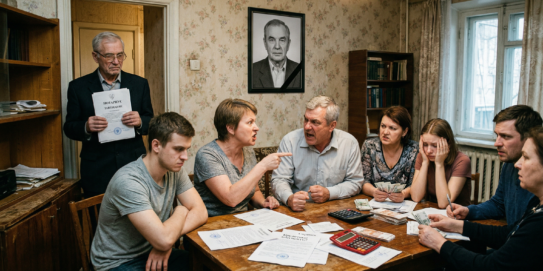 Раздел имущества после смерти пожилого родственника - дело непростое