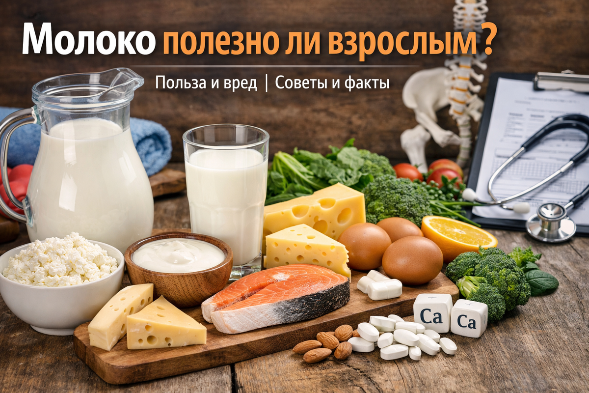 Молоко для взрослого человека