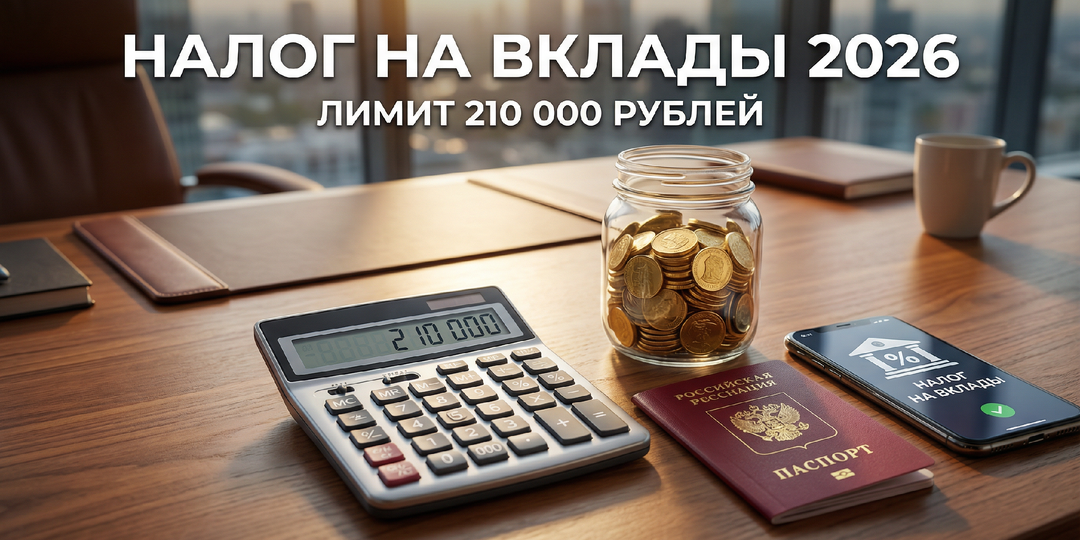 Налог на вклады в 2026 году: сколько денег можно хранить в банке, чтобы не отдать государству 13% от прибыли