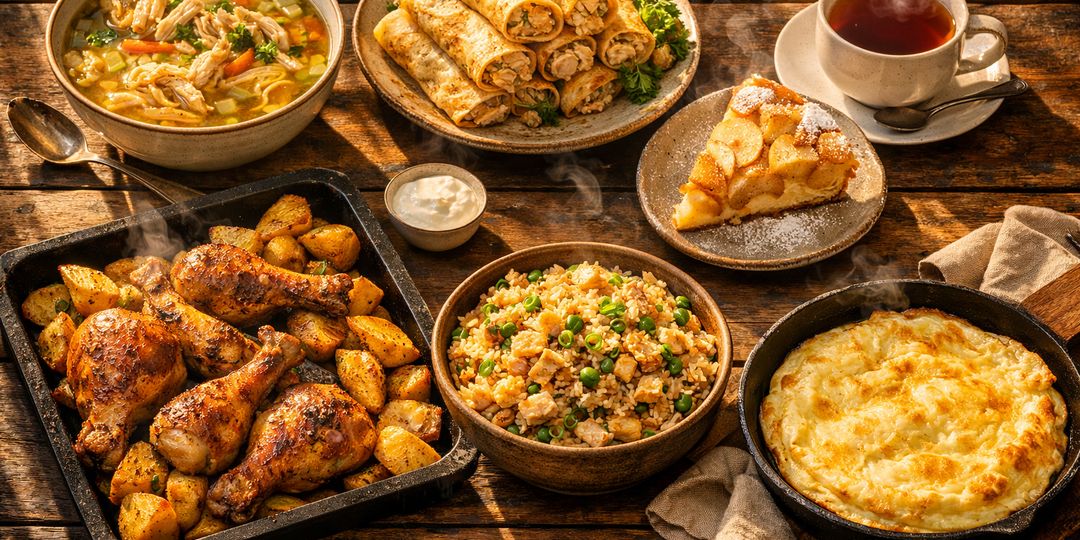 1000 рублей до зарплаты, а в холодильнике мышь повесилась? Не беда. Сытное меню на 3 дня.