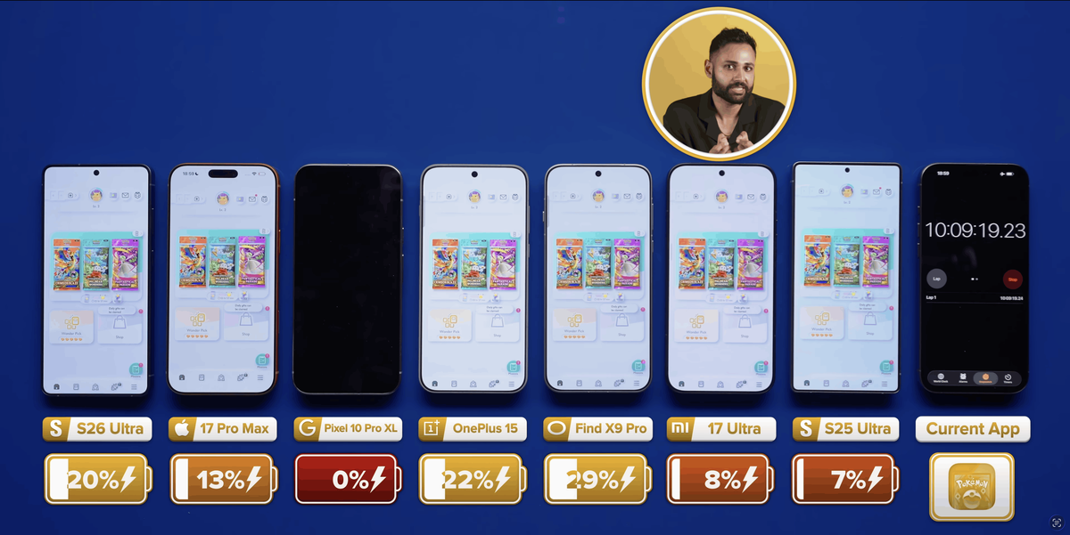    Первым в тесте сдулся «пиксель». Изображение: YouTube