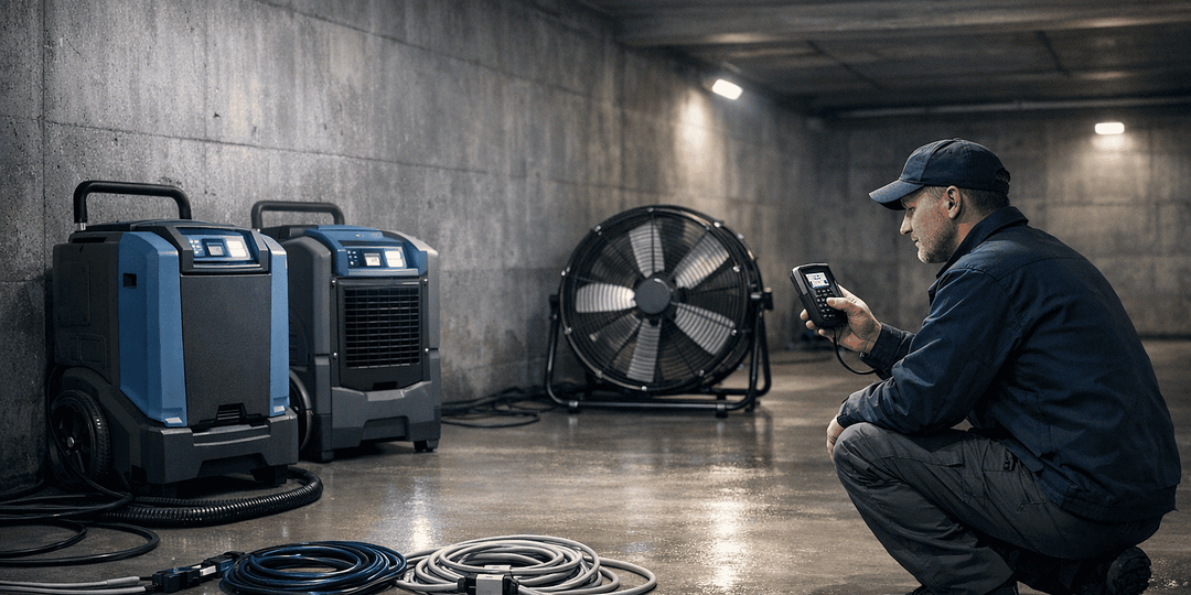 Сушка помещений после таяния снега: как устранить последствия весеннего затопления