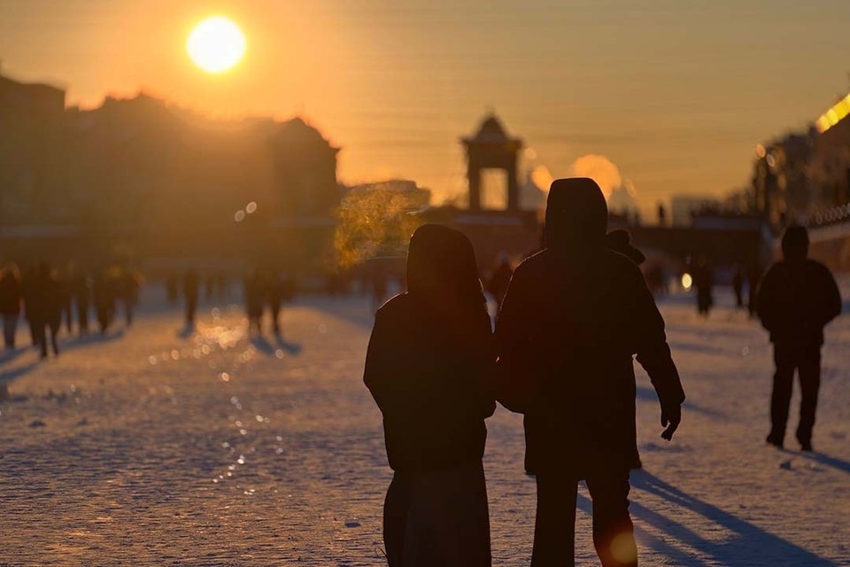    Средняя температура воздуха составила -5,7 градуса Алексей БУЛАТОВ