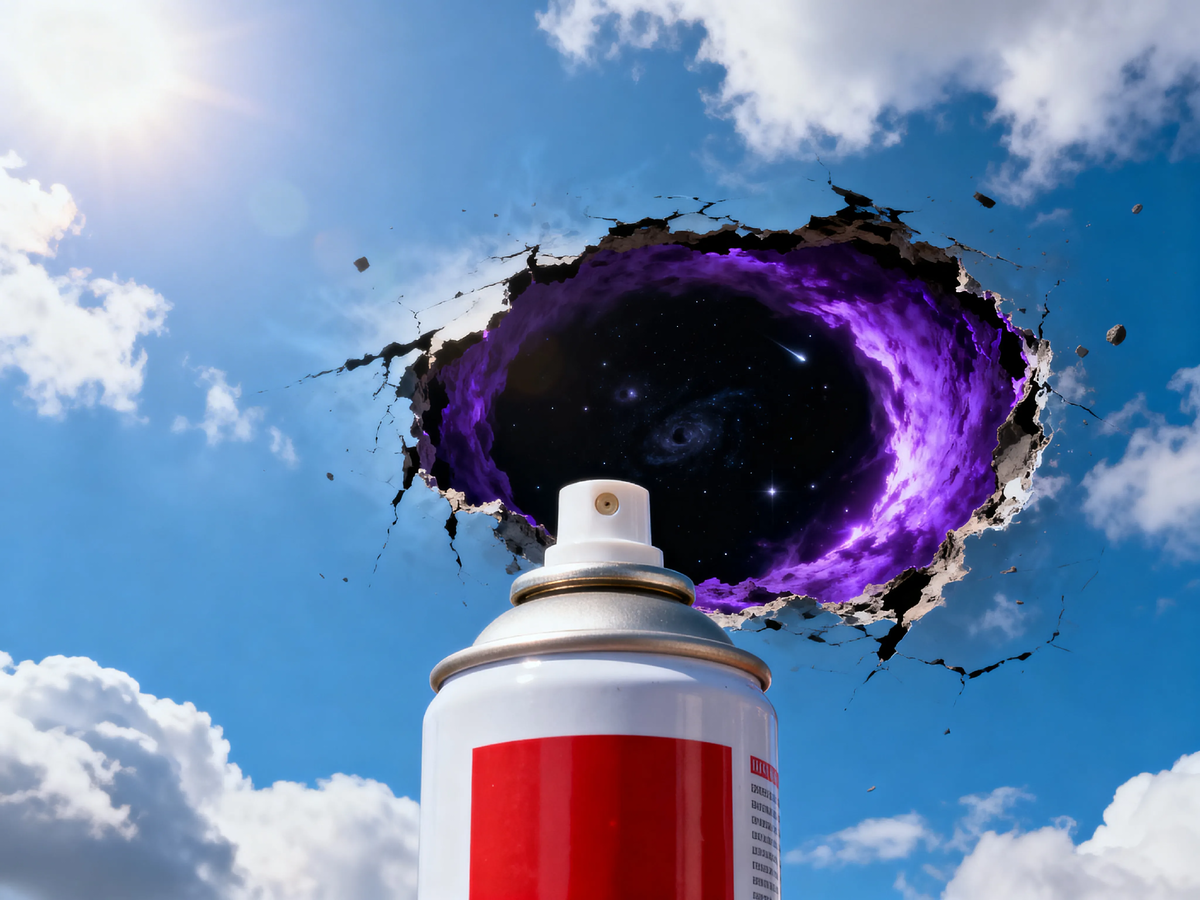 Обычный баллончик с лаком. Лежит на полке в ванной, стоит 200 рублей, пахнет химией. В 1974 году двое учёных выяснили, что именно он почти уничтожил жизнь на планете. Разбираемся, как безобидная химия проделала дыру в небе.