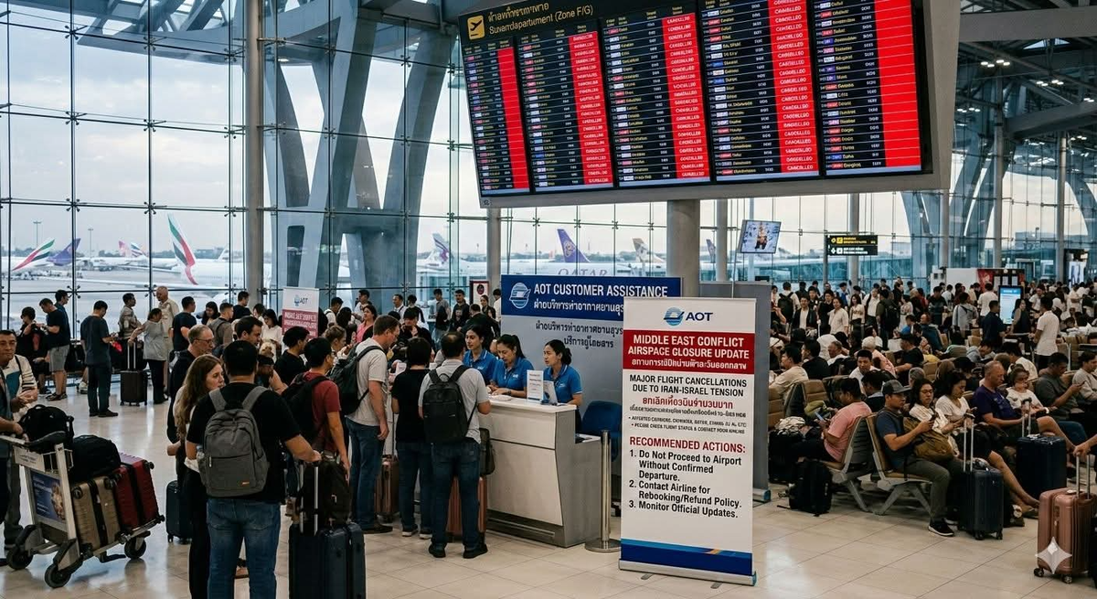 Народу тьма.  Фото Кхаосод. 