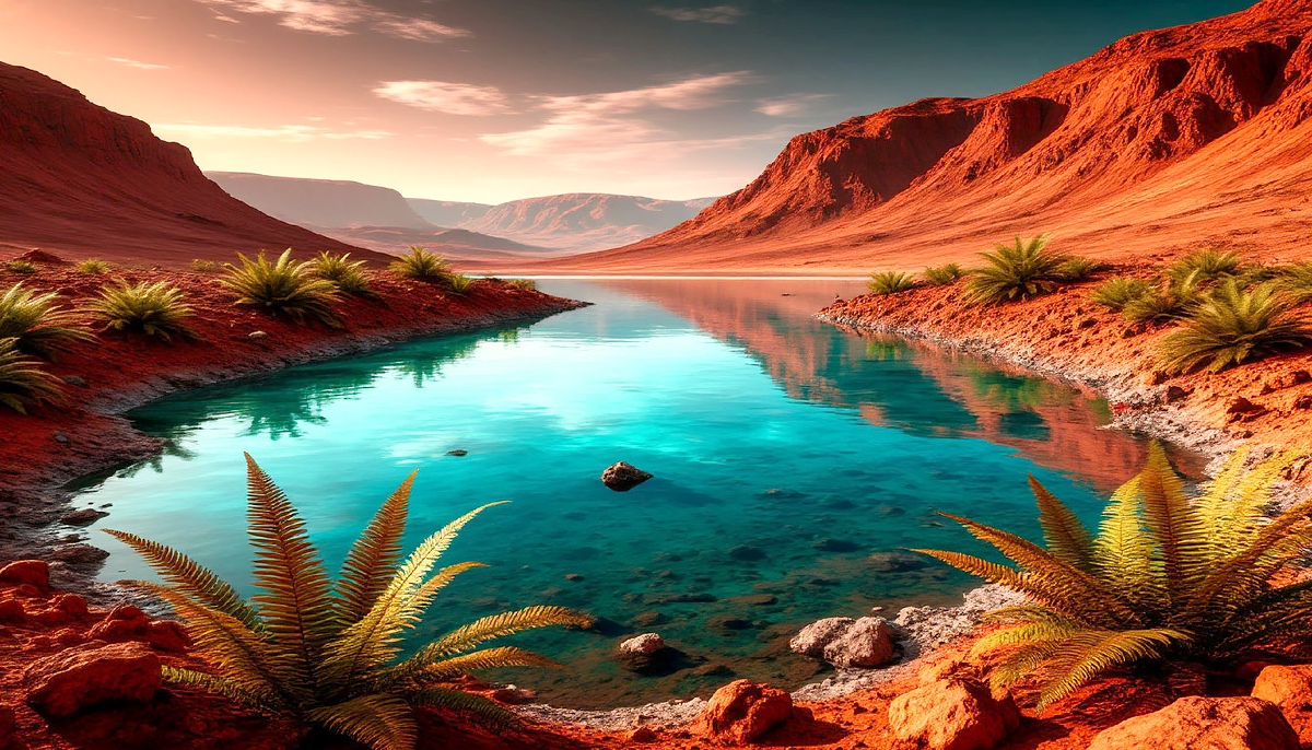 Может быть, в древности тут и растения росли?