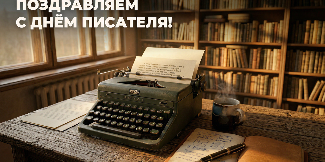 Поздравляем с Днем писателя!