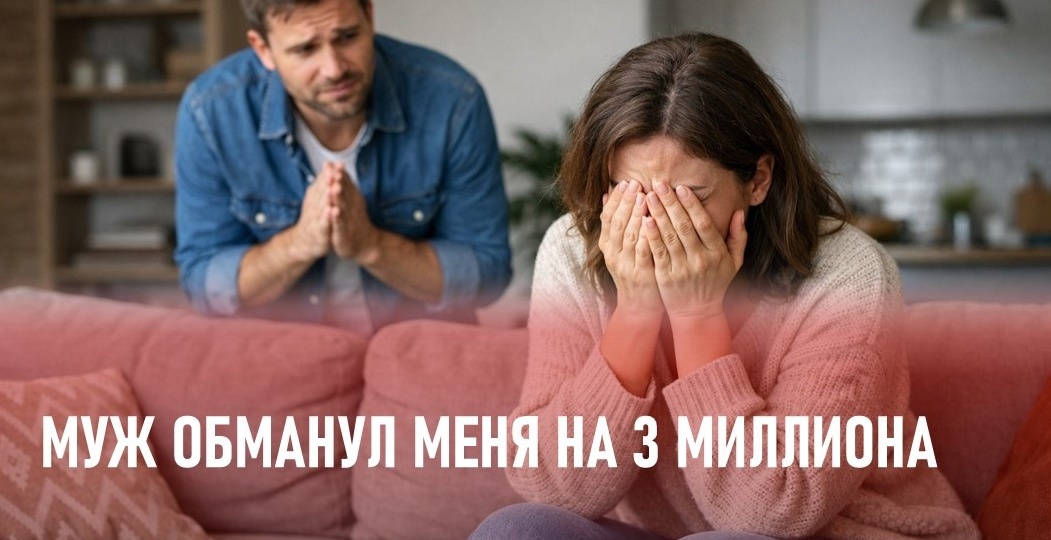 Муж обманул меня на три миллиона, и я потеряла свою квартиру
