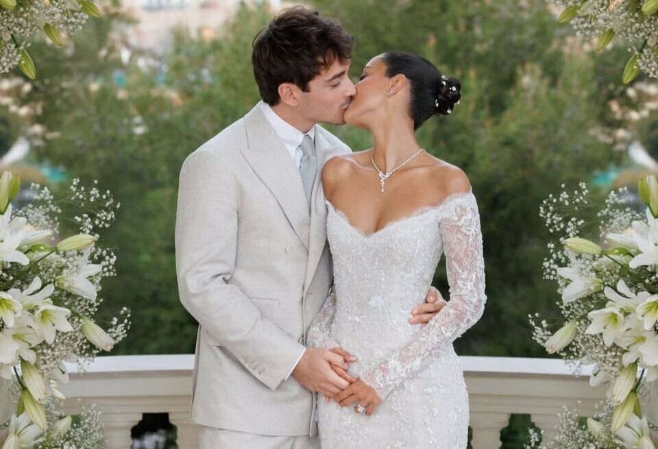    Шарль Леклер женился. Фото и видеоСоцсети