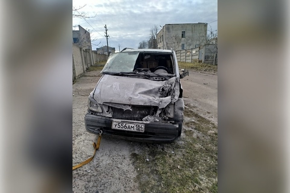    ВСУ прицельно атакуют гражданские машины и дома. Фото: тг-канал Владимира Сальдо