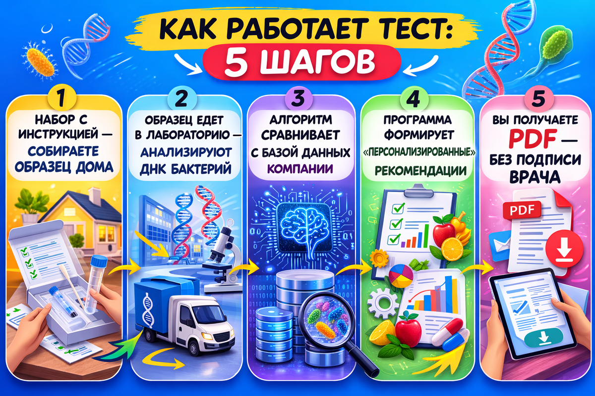 Как работает тест технически