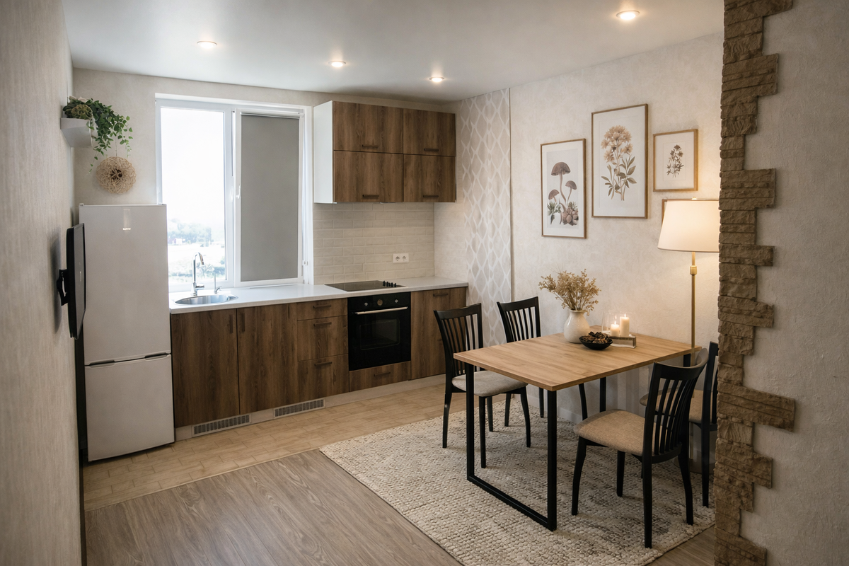 Преображение интерьера с ИИ 