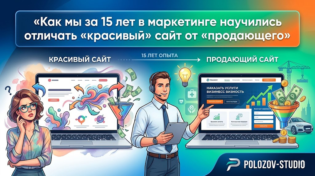 Продающие сайты от веб-студии Polozov-Studio
