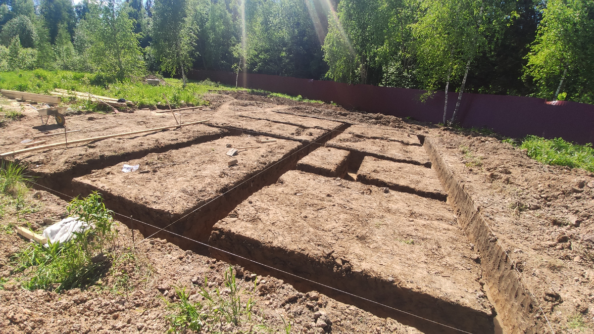 Обноска фундамента