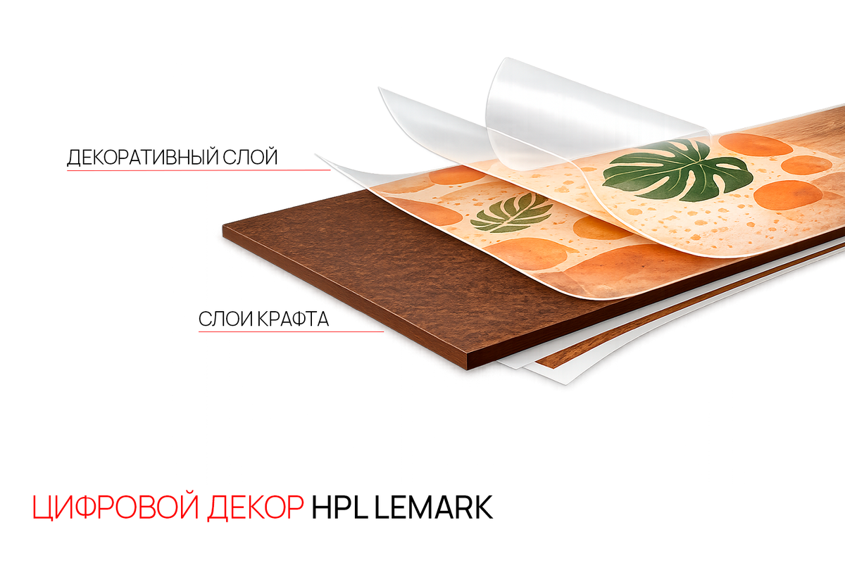 расположение декора на этапе прессования