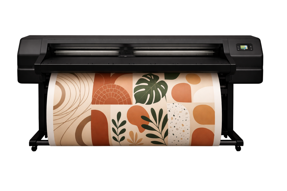 печать готового декоративного слоя 