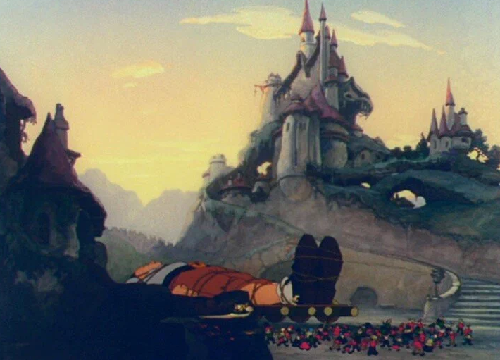 Кадр из мультфильма «Путешествие Гулливера»