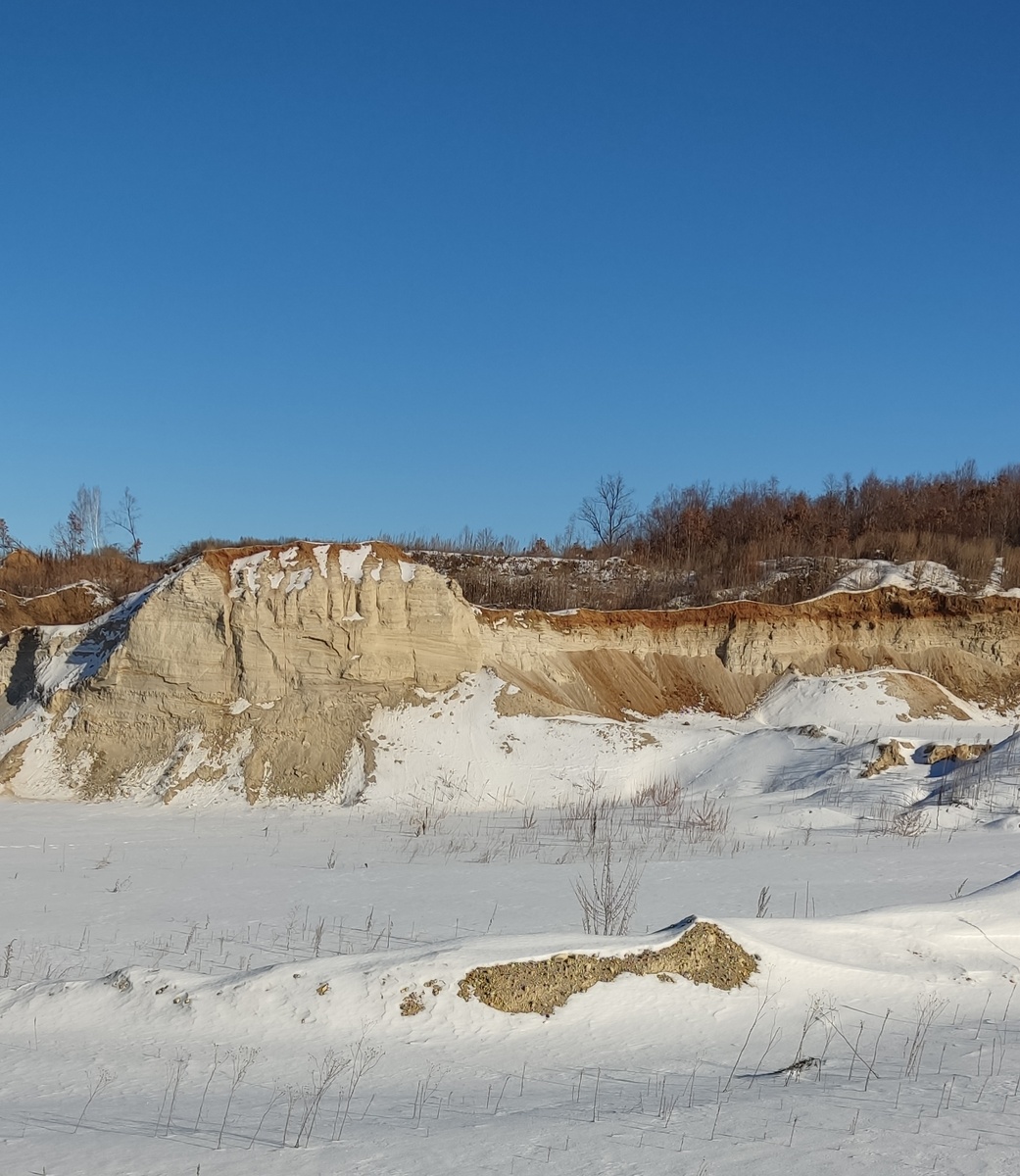 Фото автора. Один из самых богатых на находки карьер 