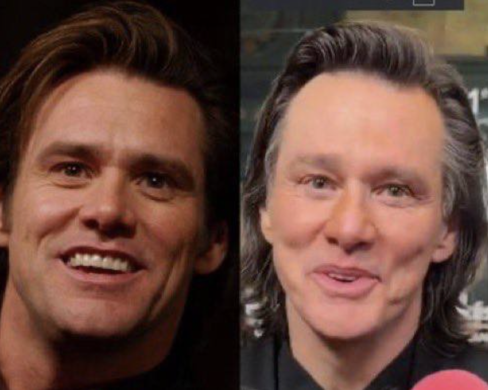 Вот такие фото сейчас гуляют в сети. В газетах пишут:  "Глаза голубые у Керри, а были карие! Не может быть! Заменили двойником!!"