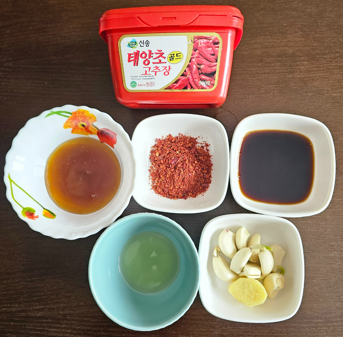 Ингредиенты для маринада