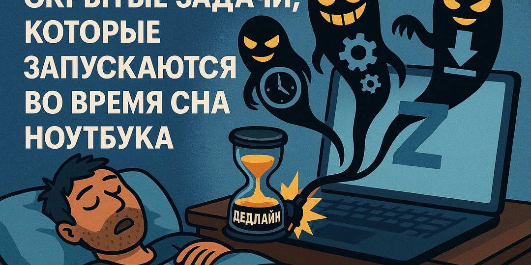 💤 СКРЫТЫЕ ЗАДАЧИ, КОТОРЫЕ ЗАПУСКАЮТСЯ ВО ВРЕМЯ СНА НОУТБУКА