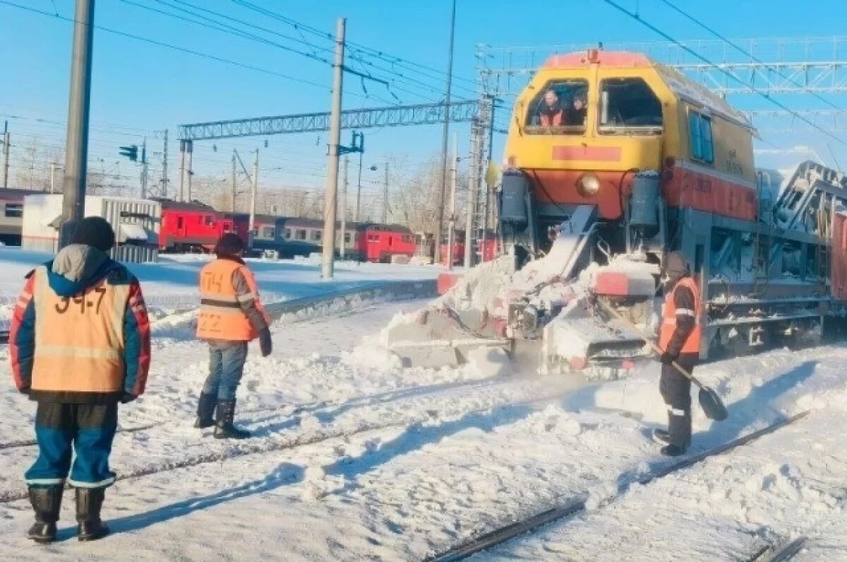    5,6 млн кубических метров снега вывезли нижегородские железнодорожники