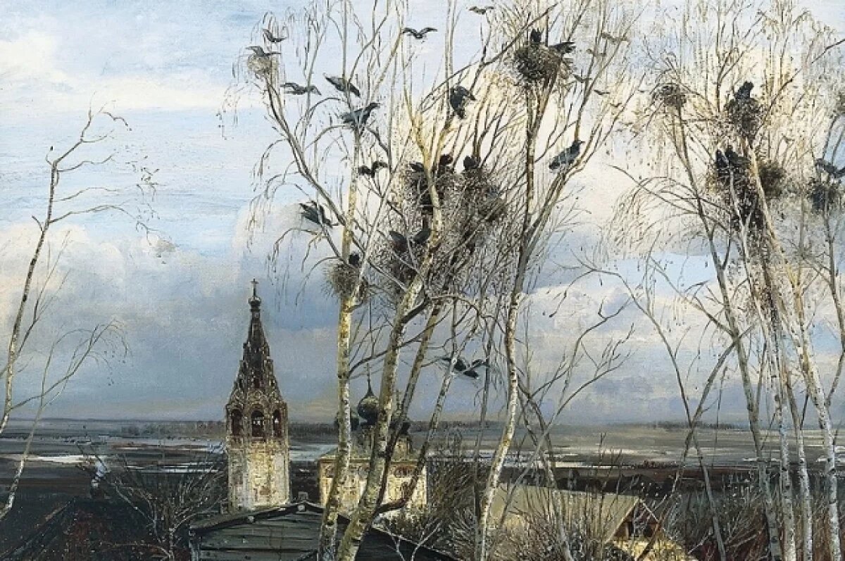    Алексей Саврасов. Картина "Грачи прилетели"