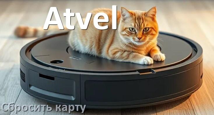 
Как на роботе пылесосе Atvel сбросить карту помещения