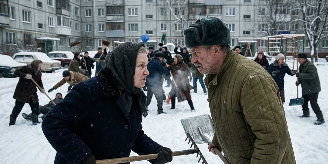 УК провела эксперимент: А если сами жители начнут убирать свои дворы?