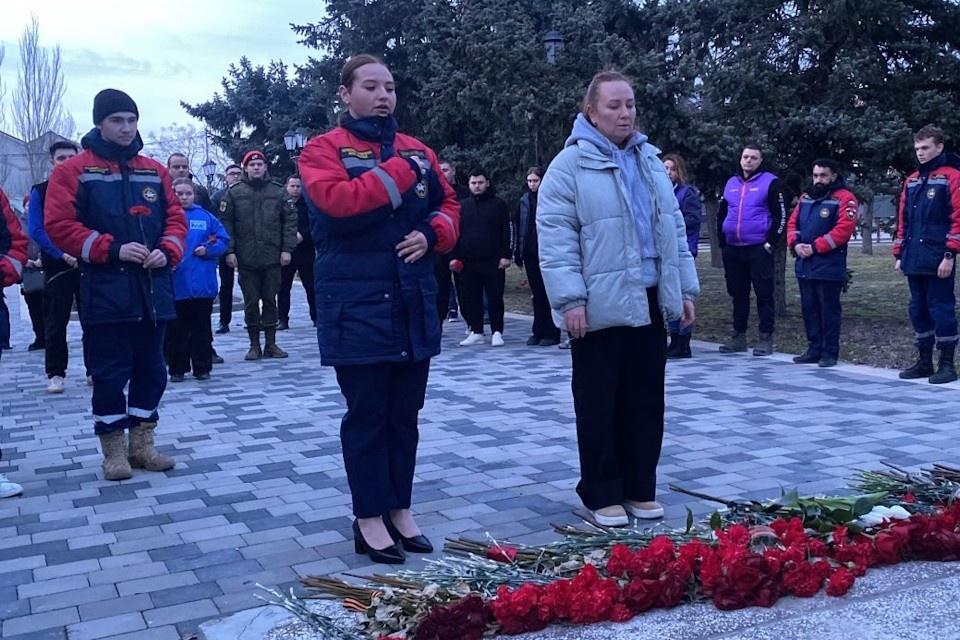    На Херсонщине почтили память погибшей активистки Фото: ТГ-канал Владимира Сальдо