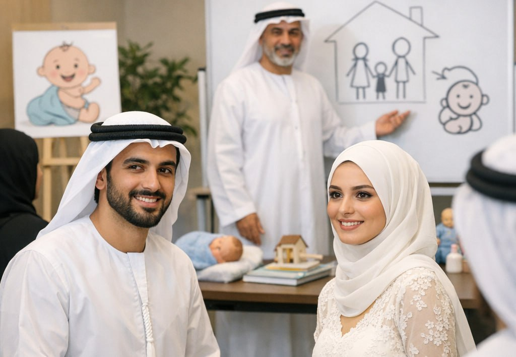 70 000 дирхамов за брак? В ОАЭ платят, но с условием: 6 месяцев учёбы. Почему это важнее денег объясняет психолог Станислав Самбурский