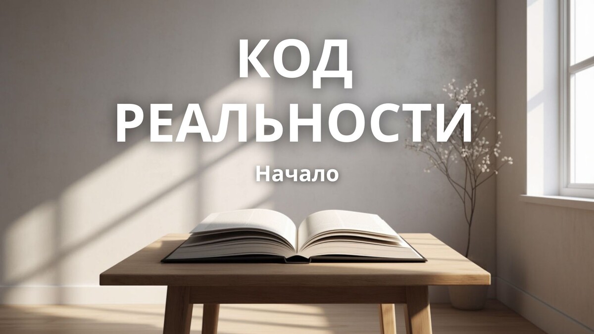 Книга "КОД РЕАЛЬНОСТИ: Инструкция по эксплуатации твоей жизни"