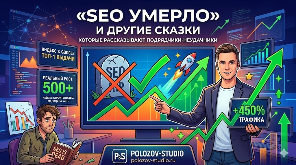 «SEO умерло» и другие сказки, которые рассказывают подрядчики-неудачники