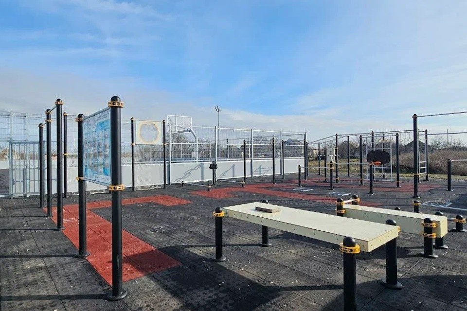    В Херсонской области возрождают спортивную инфраструктуру Фото: ЕР