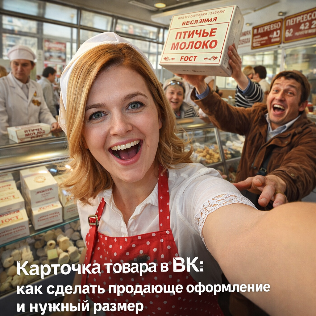    Как создать эффективную карточку товара в ВК admin