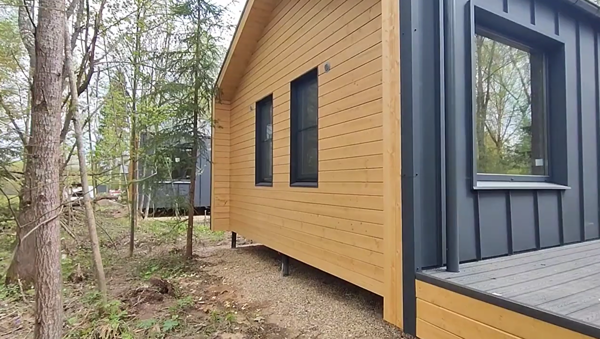 Задняя часть дома