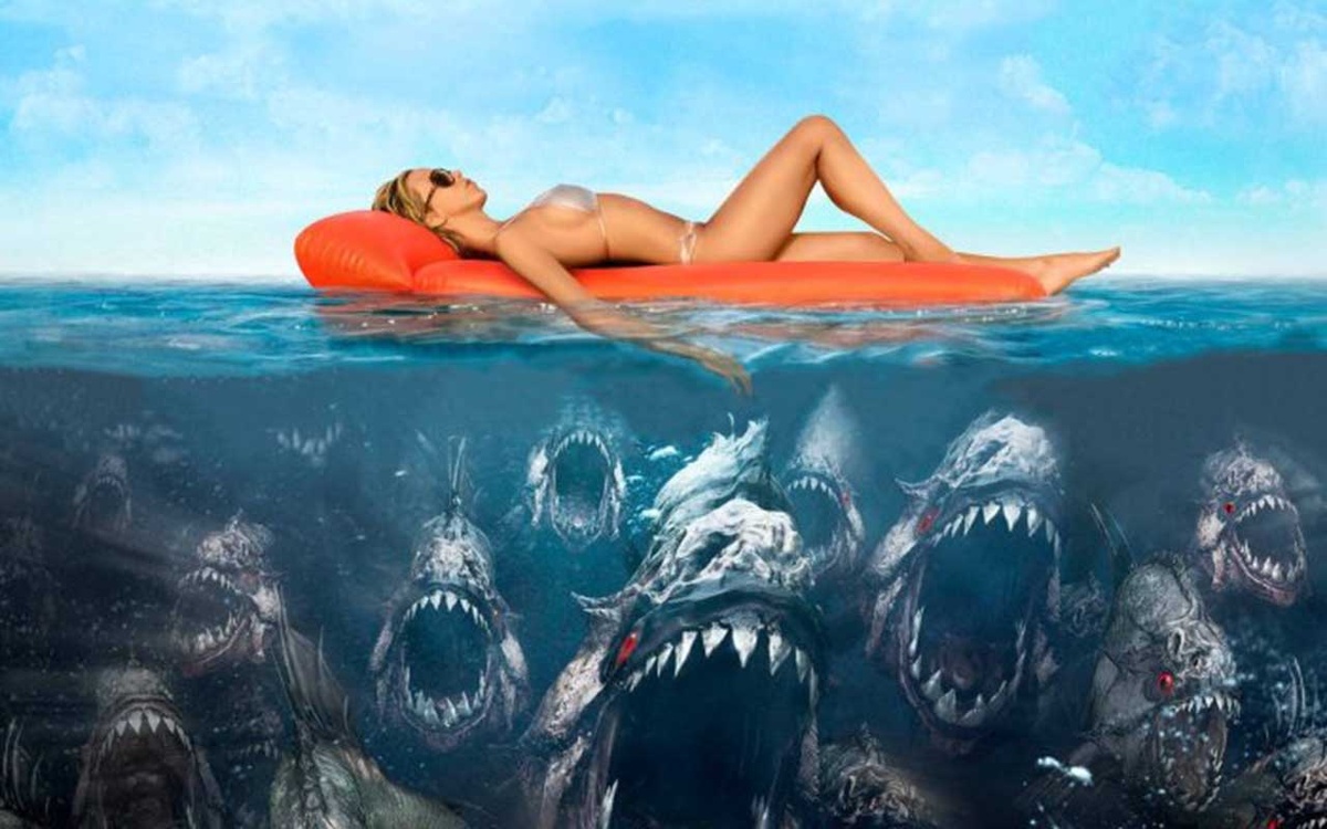 Постер фильма "Пираньи 3D"