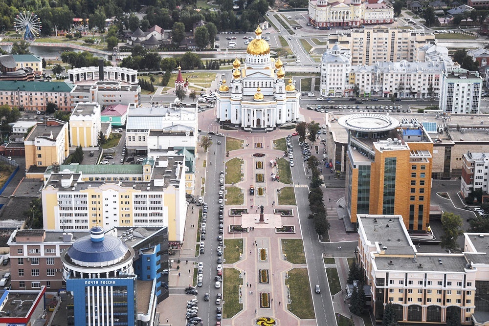    Саранск - город, где гармонично переплелись история и современность. / Фото: Алексей Филиппов/ РИА Новости