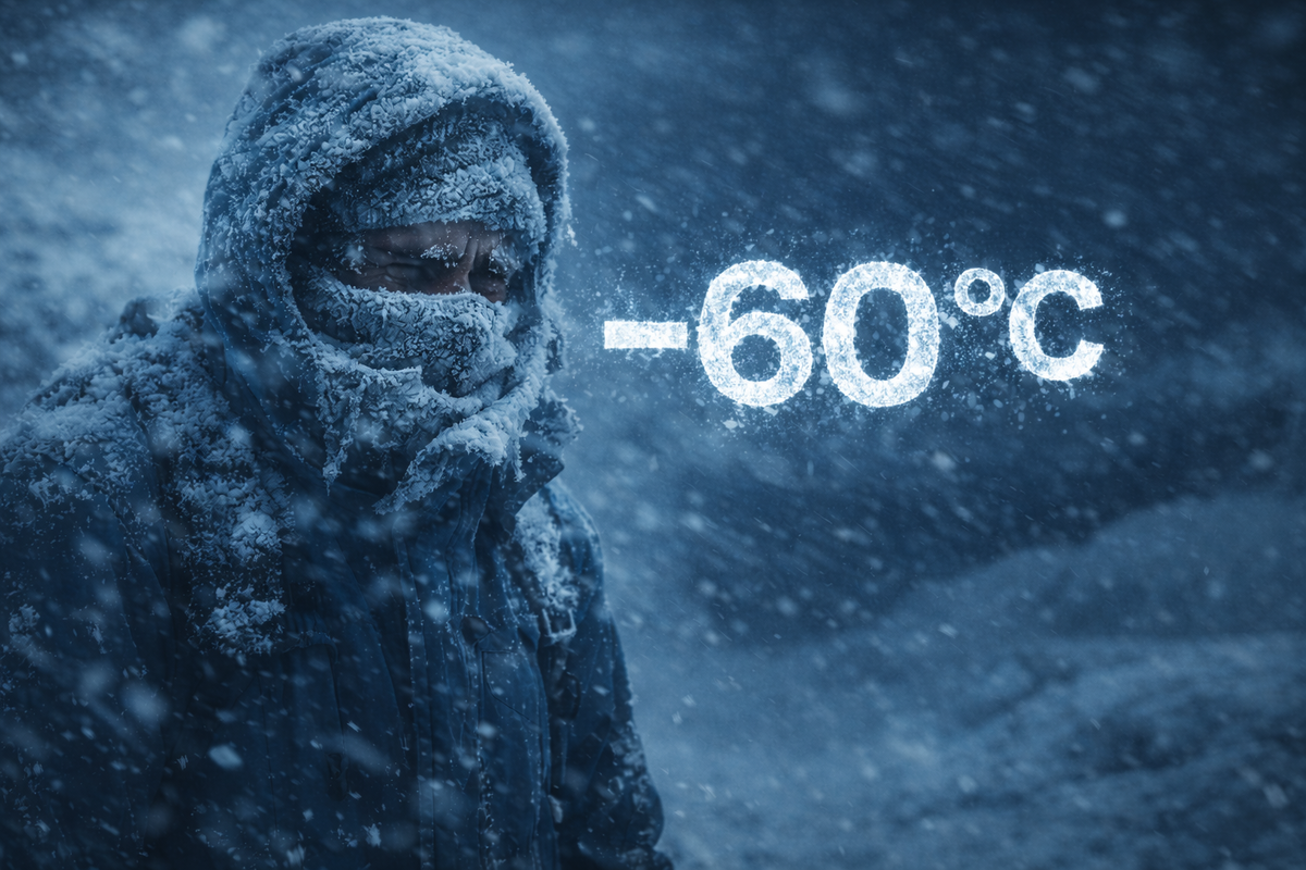 Можно ли выжить при −60 °C