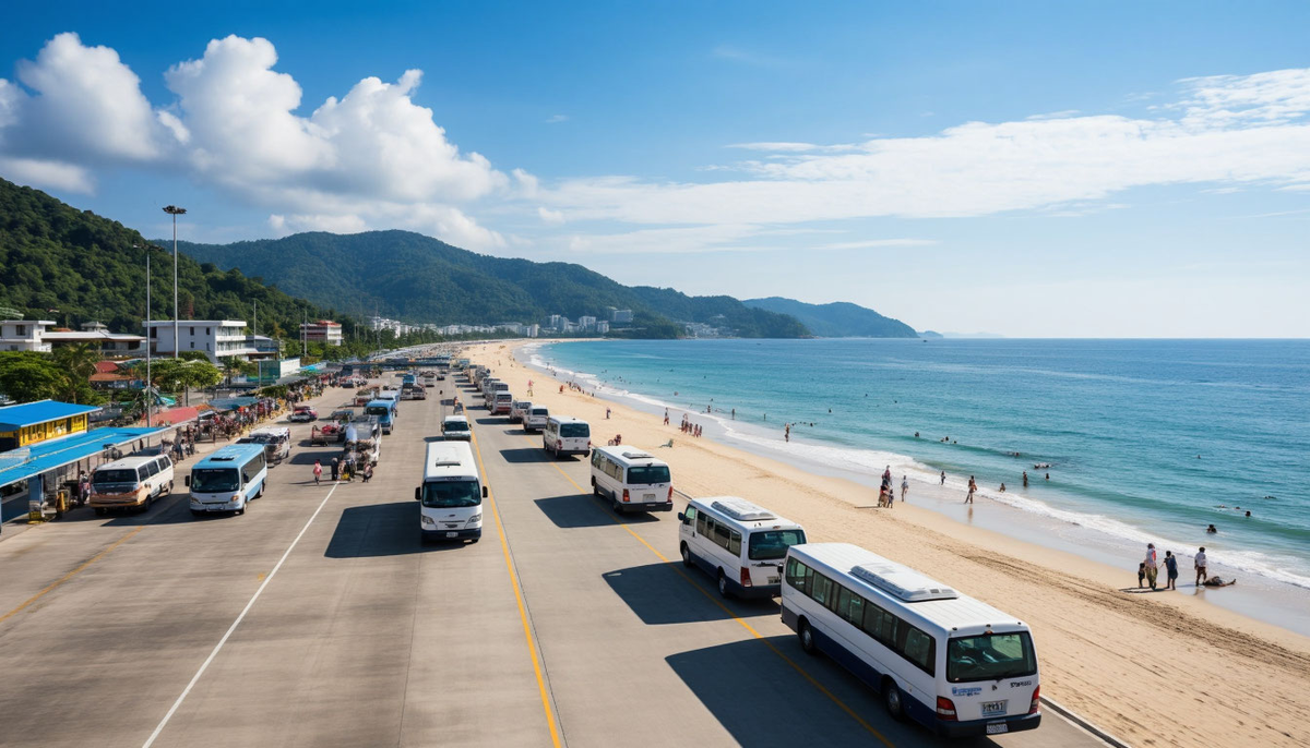 Все способы добраться из аэропорта Пхукета до пляжа Патонг
