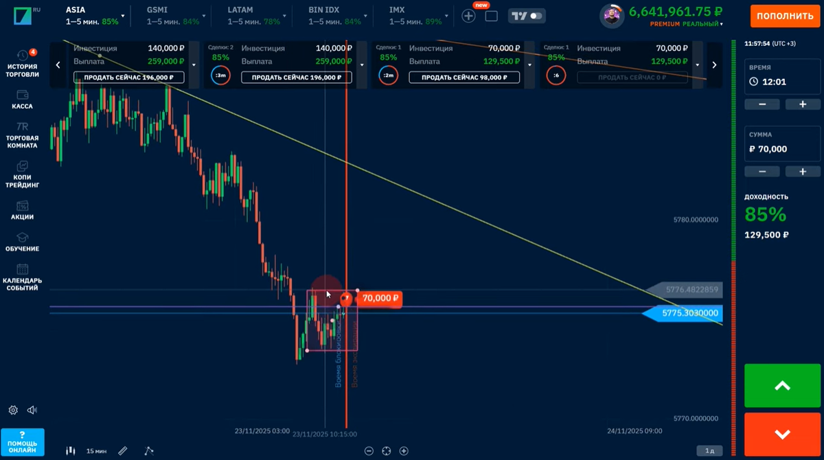 Открыл несколько сделок