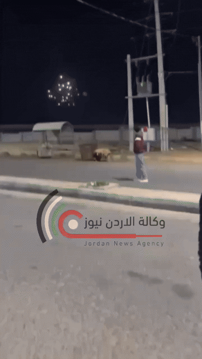    Прилет иранской баллистической ракеты по американской авиабазе Муваффак Салти в Иордании. Видео: "Осведомитель"