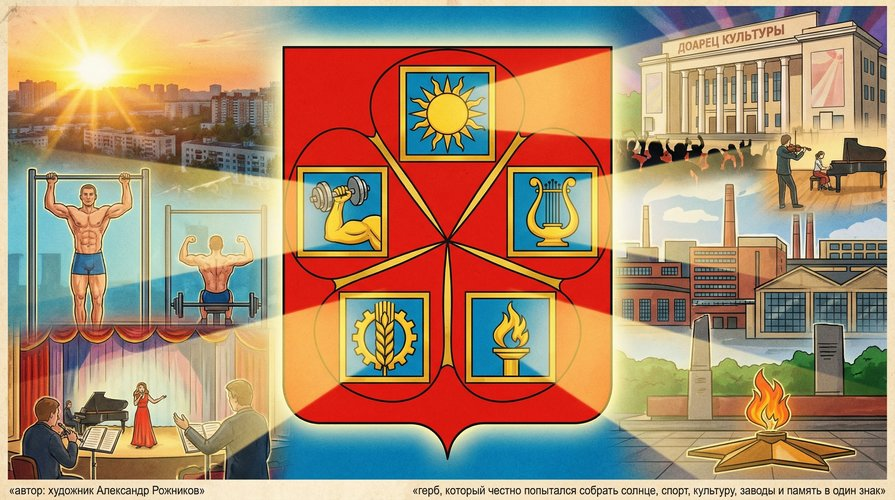 «Гантельный» герб.