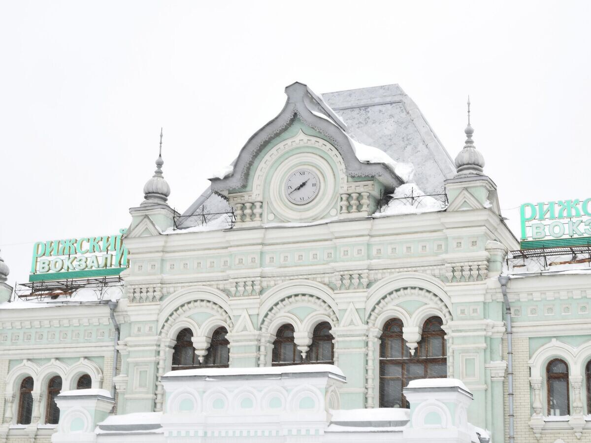    Рижский вокзал в Москве | © РИА Новости / Григорий Сысоев