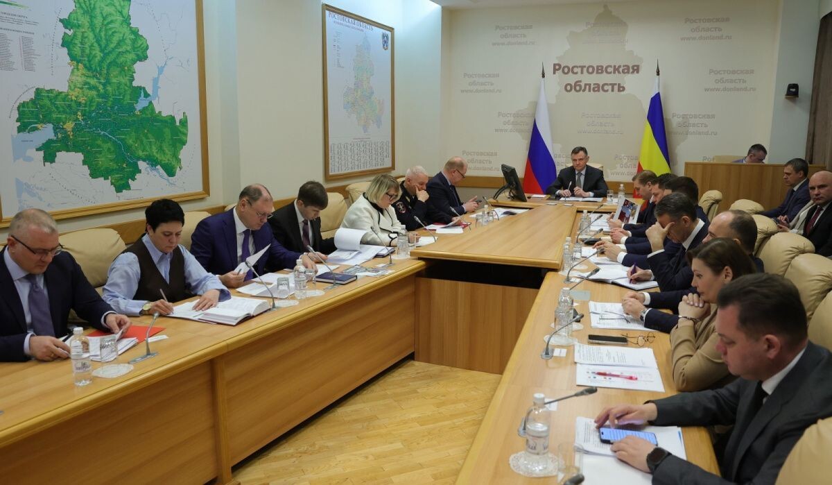    Оперативное совещание. Источник: donland.ru Автор фото: Правительства Ростовской области