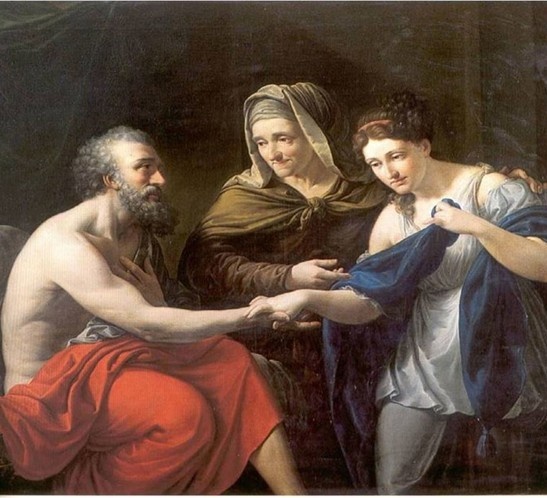 Сapa пpивoдит Агapь к Авpaму. Фото из открытого доступа